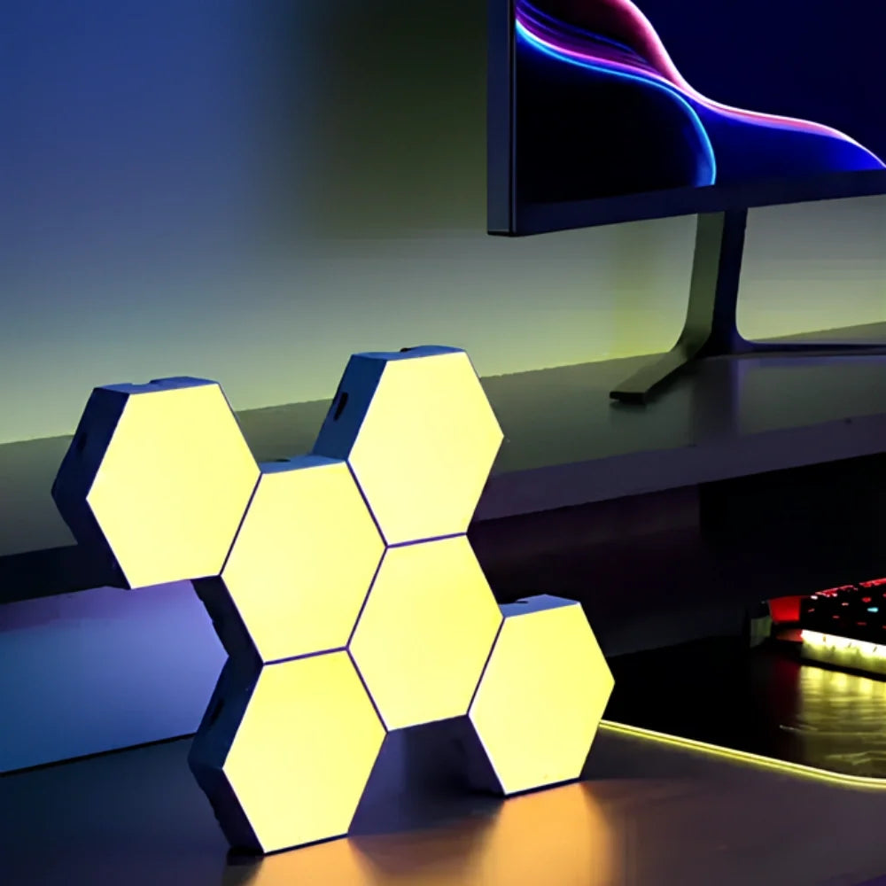 Honingraat hexalicht