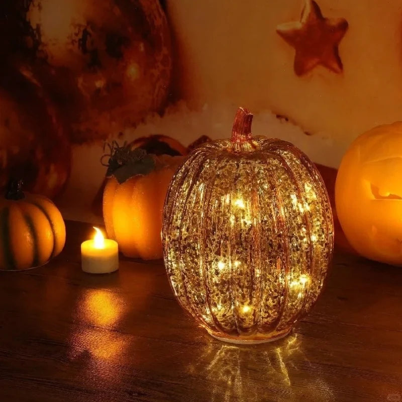 HarvestGlow™ Handgeblazen glazen lamp