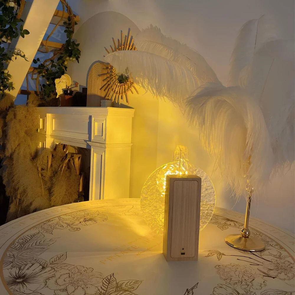 Lumière d'ambiance coucher de soleil