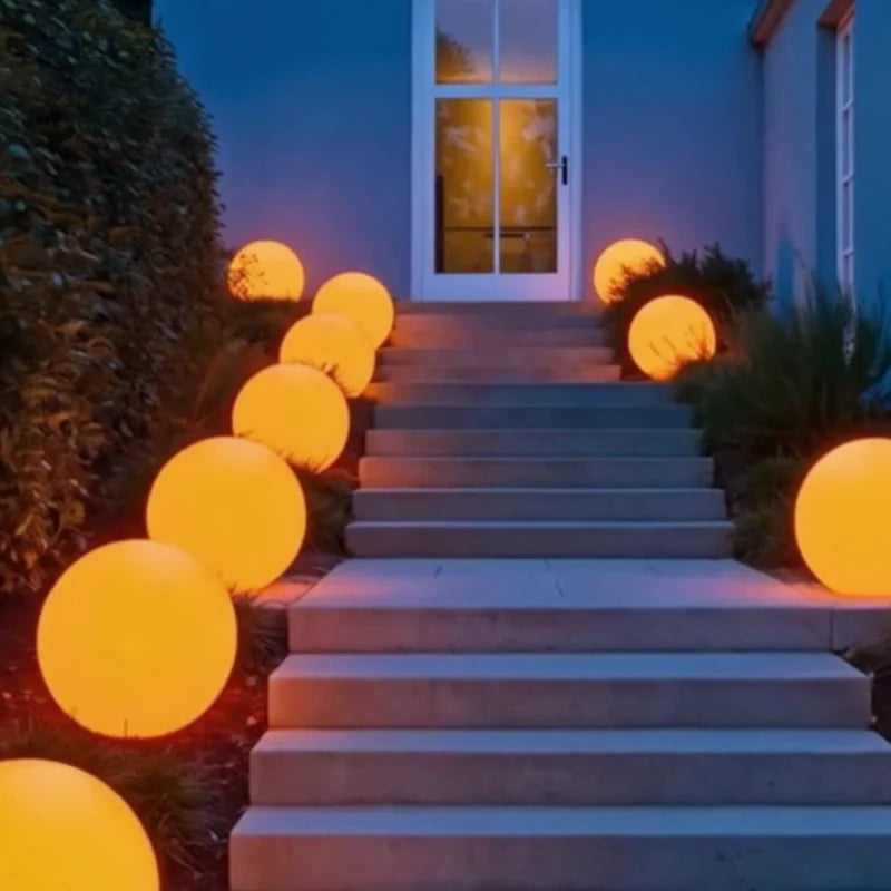 Bolvormige tuinlamp