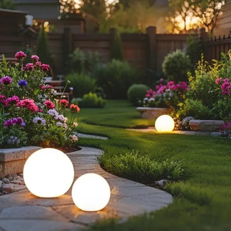 Bolvormige tuinlamp