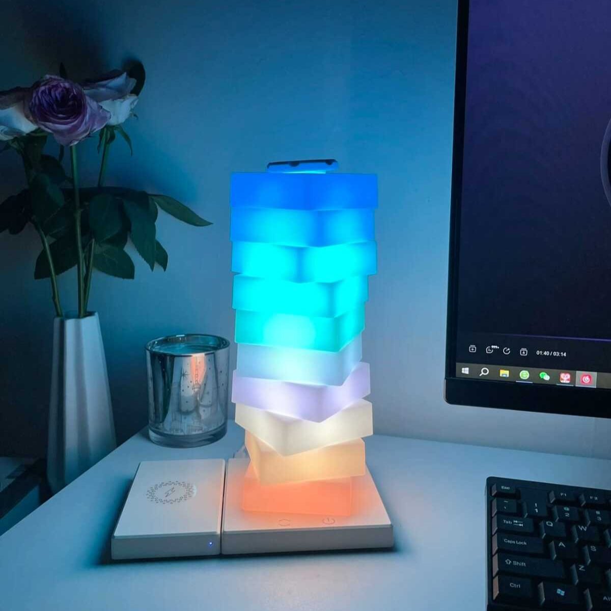 Draaibare lichtzuil