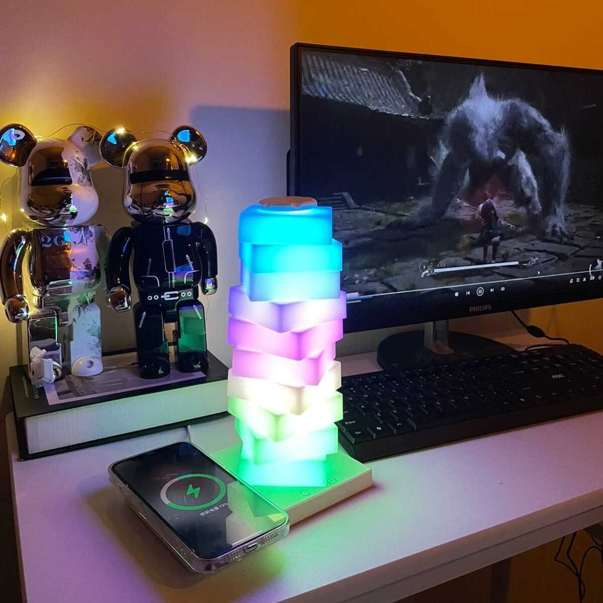 Draaibare lichtzuil