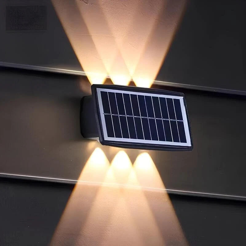 Zonne-energie wandverlichting