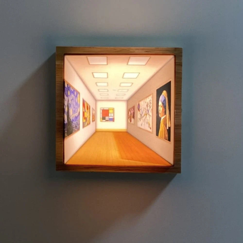 3D-illusie kunstlamp