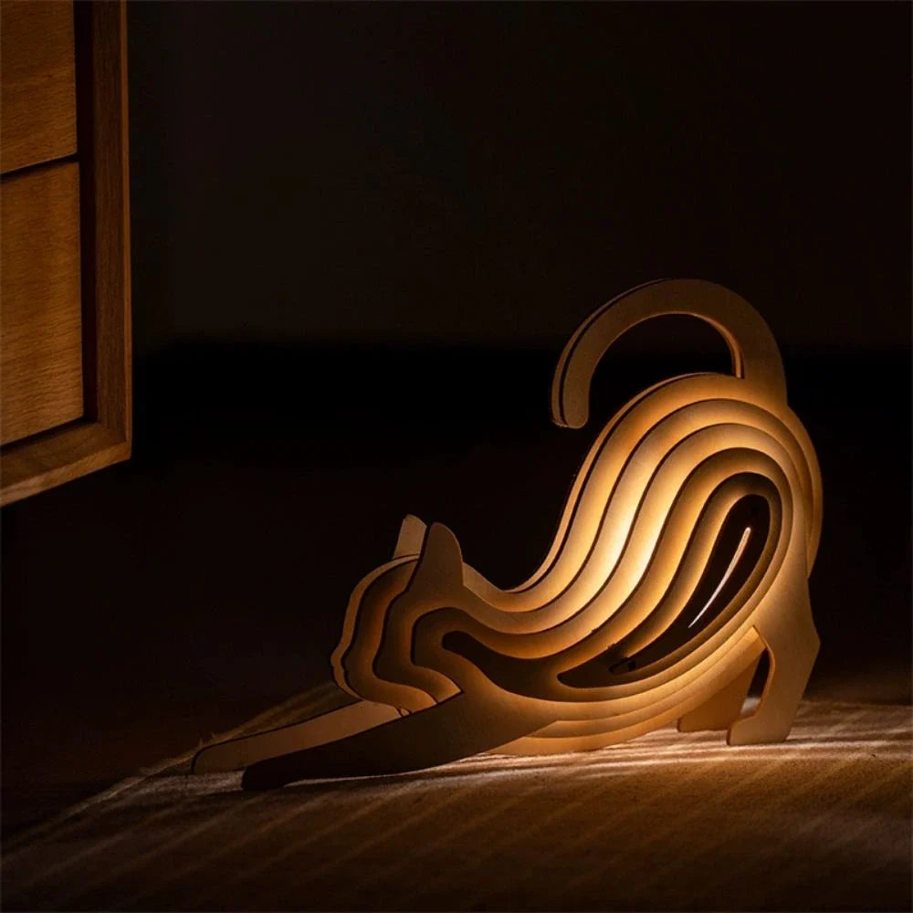 WildCraft™ Houten dierenlamp