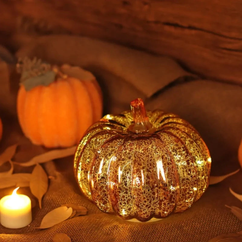 HarvestGlow™ Handgeblazen glazen lamp