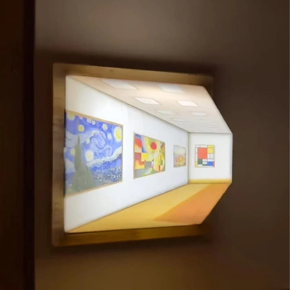 3D-illusie kunstlamp