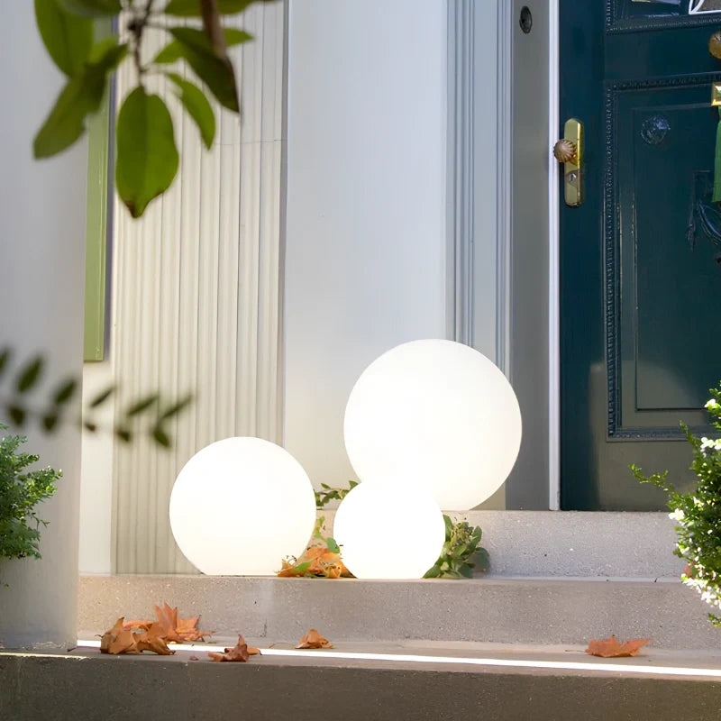 Bolvormige tuinlamp
