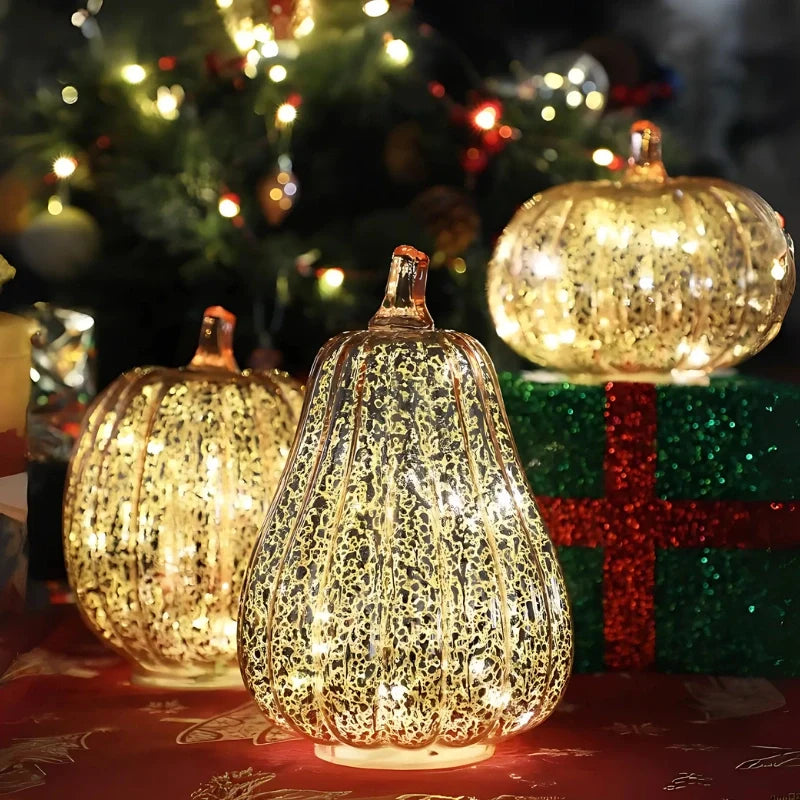 HarvestGlow™ Handgeblazen glazen lamp