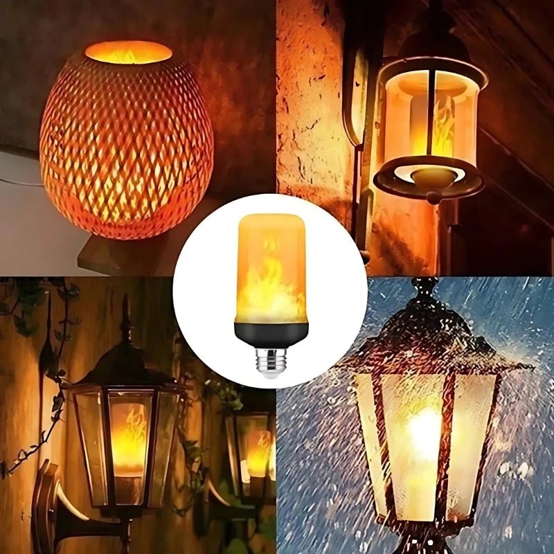 LED-lamp met vlam-effect