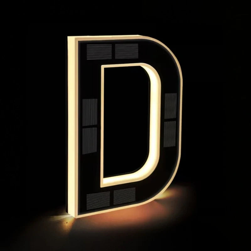 Solar huisnummerlamp