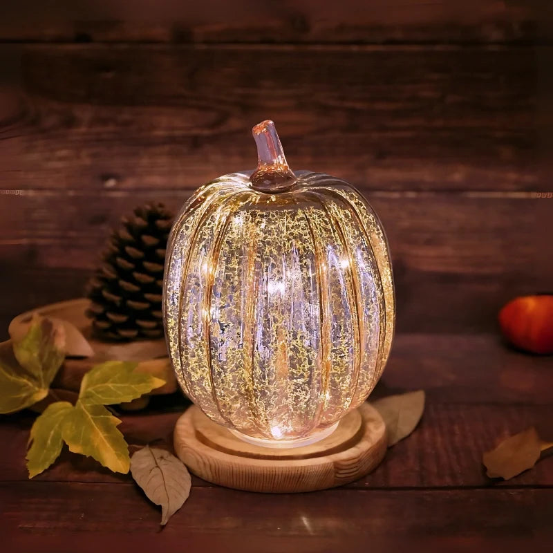 HarvestGlow™ Handgeblazen glazen lamp