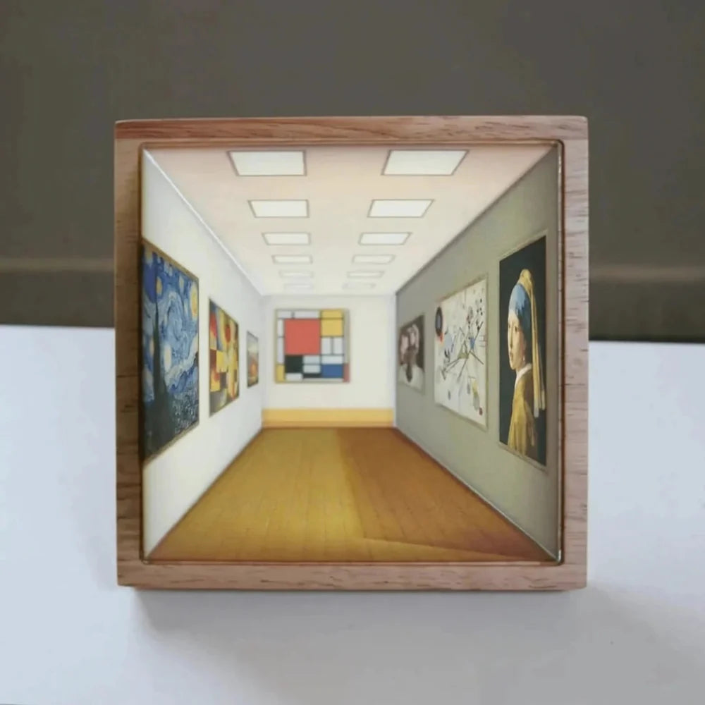 3D-illusie kunstlamp