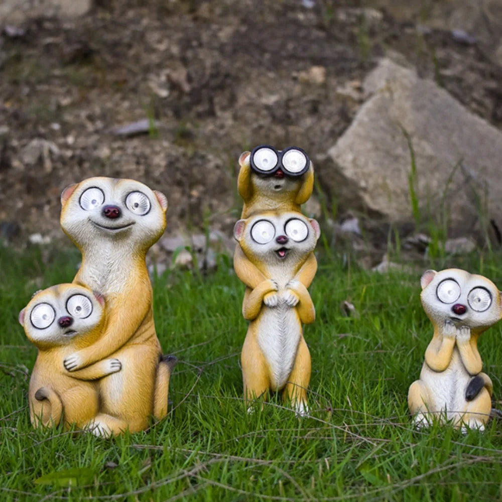 SolarKats™ Verlichte stokstaartfiguren