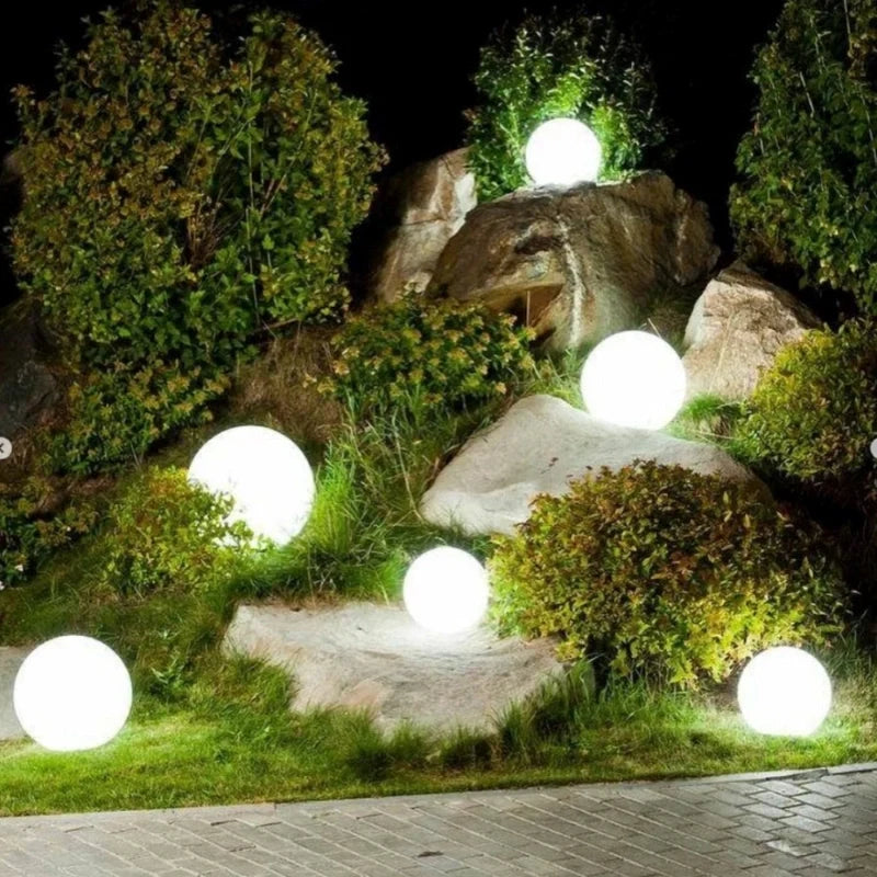 Bolvormige tuinlamp