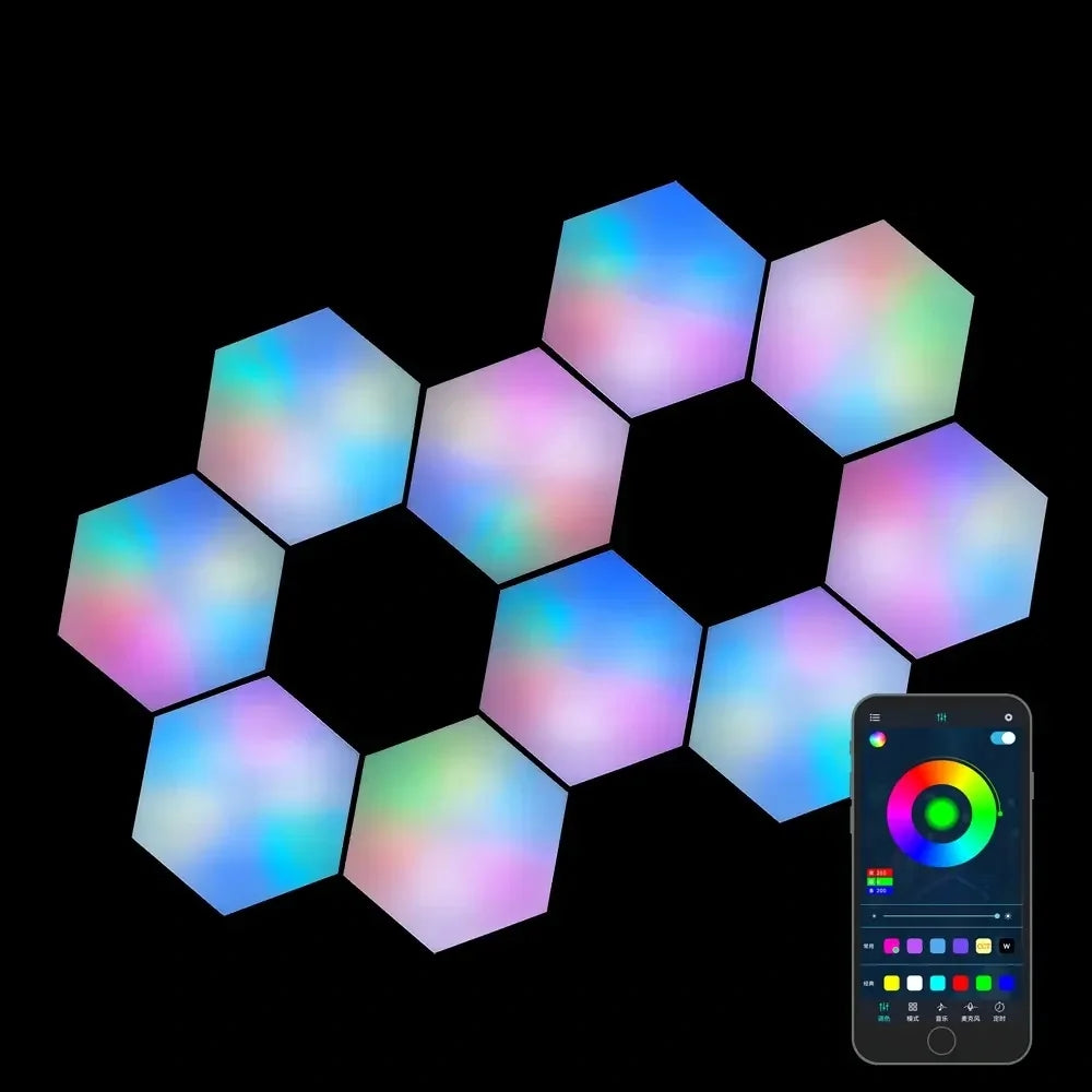 Honingraat hexalicht