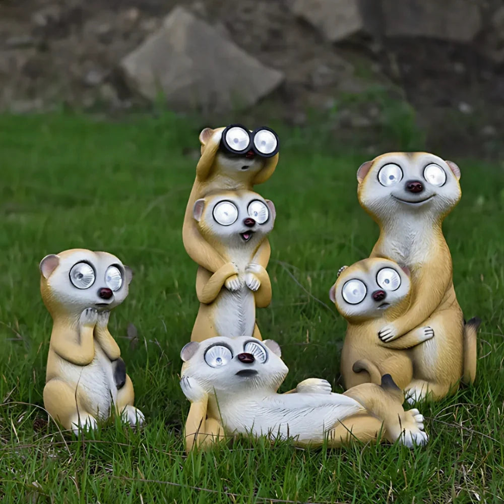 SolarKats™ Verlichte stokstaartfiguren