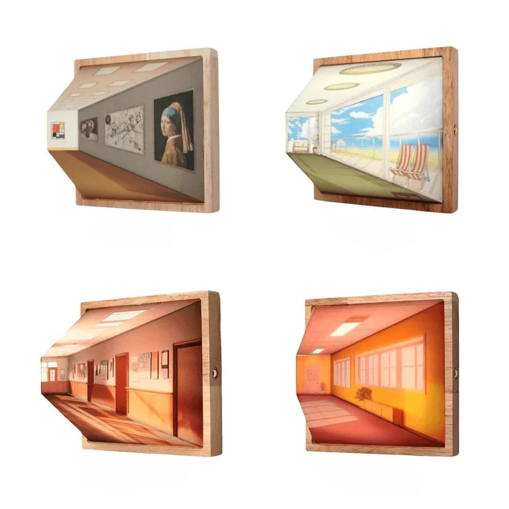 3D-illusie kunstlamp