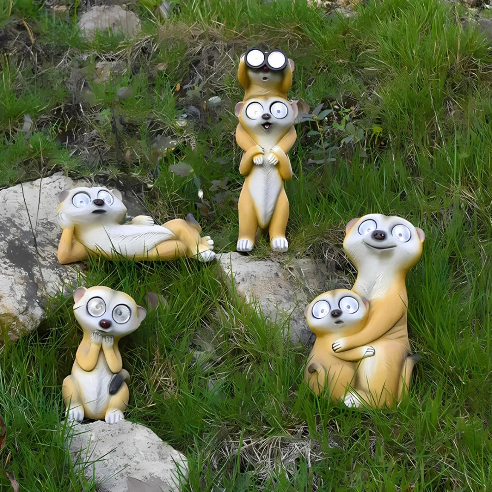 SolarKats™ Verlichte stokstaartfiguren