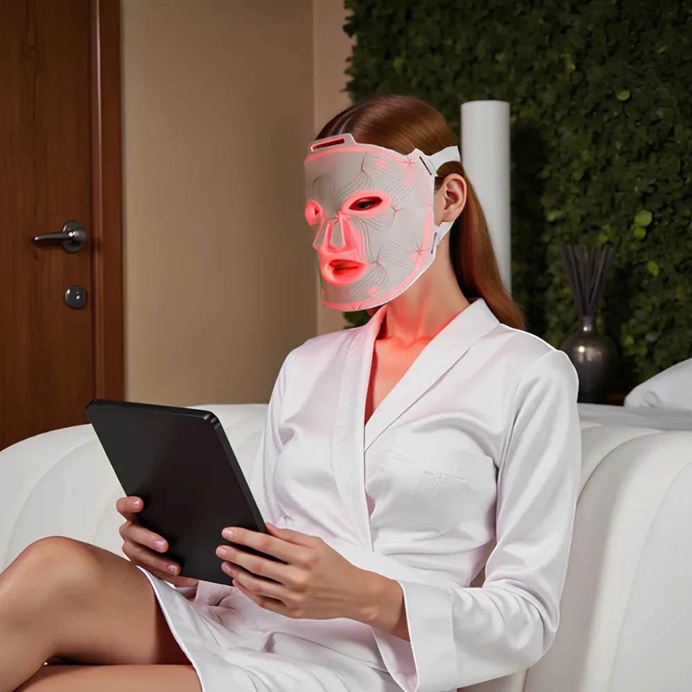 LumaDerm™ Roodlichttherapie gezichtsmaske