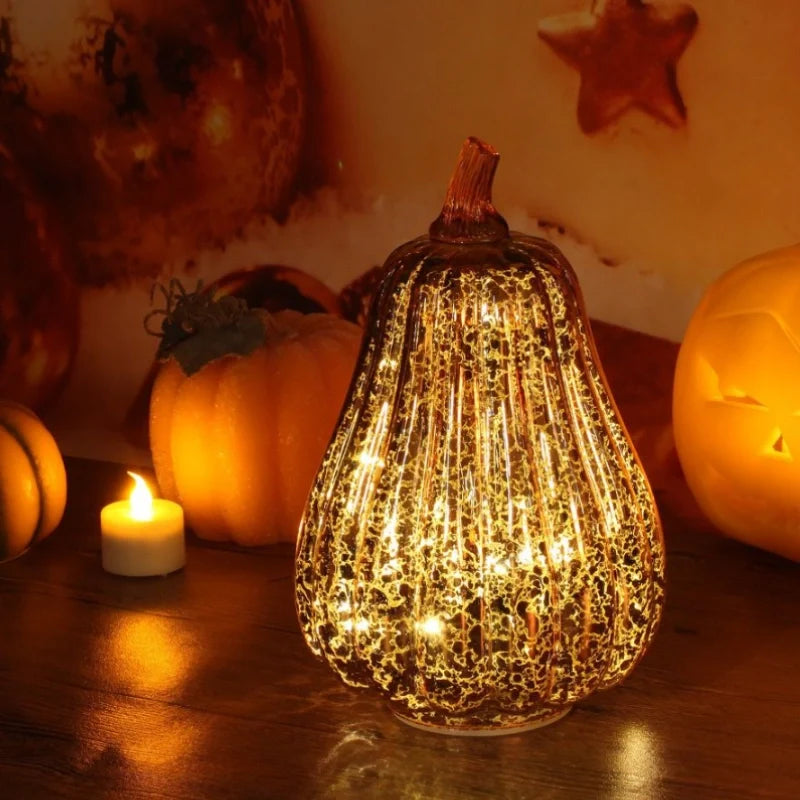 HarvestGlow™ Handgeblazen glazen lamp