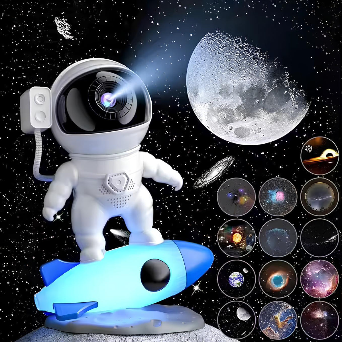 Astronaut projectielamp