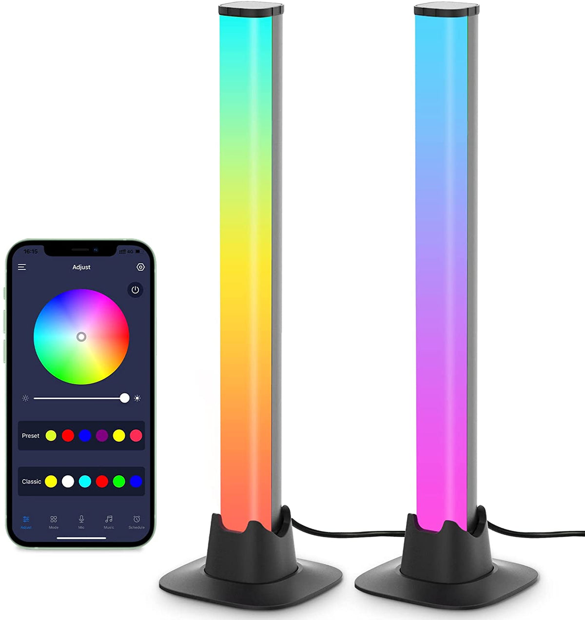 Ritmische lichtbalken