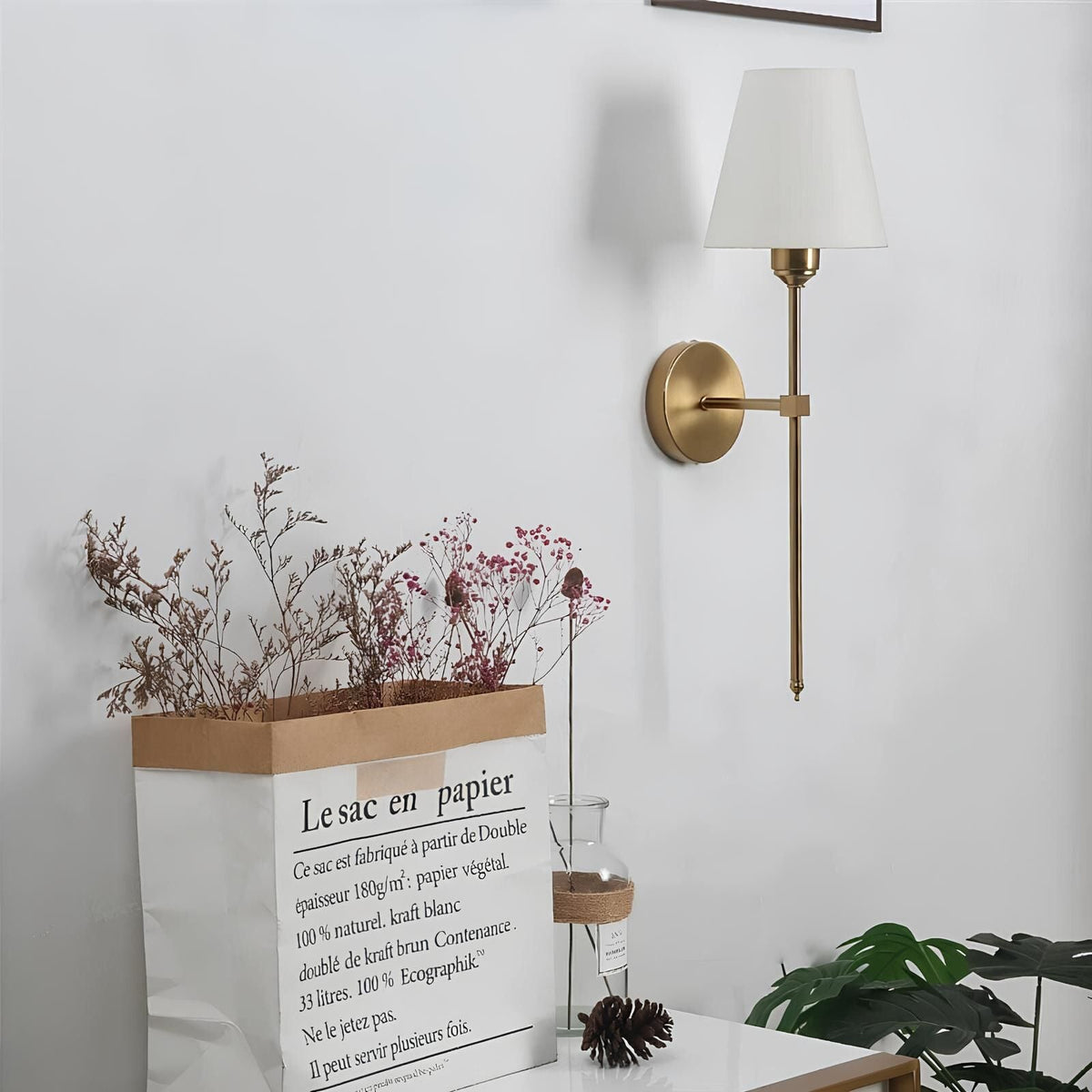 Klassieke elegante wandlamp