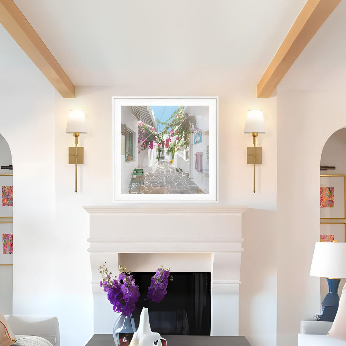 Klassieke elegante wandlamp