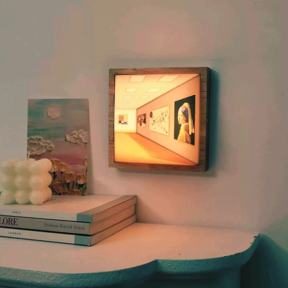 3D-illusie kunstlamp