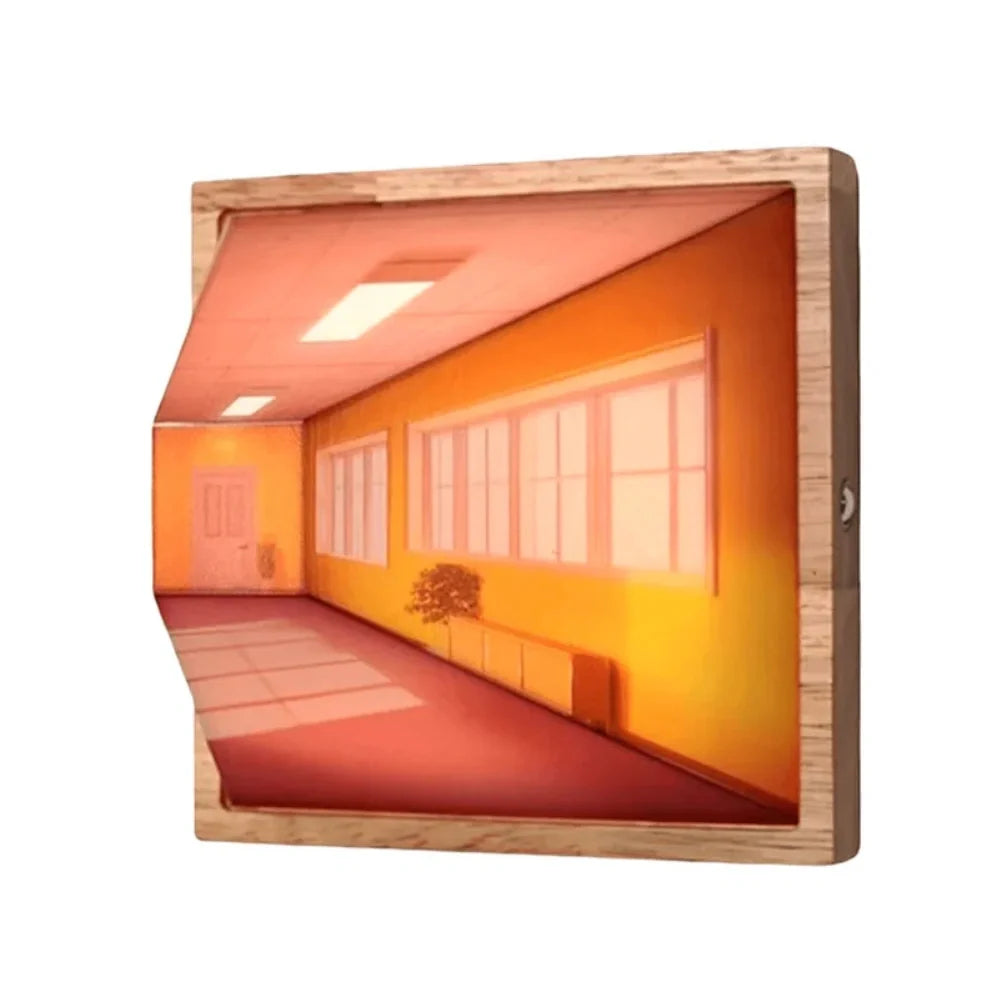 3D-illusie kunstlamp