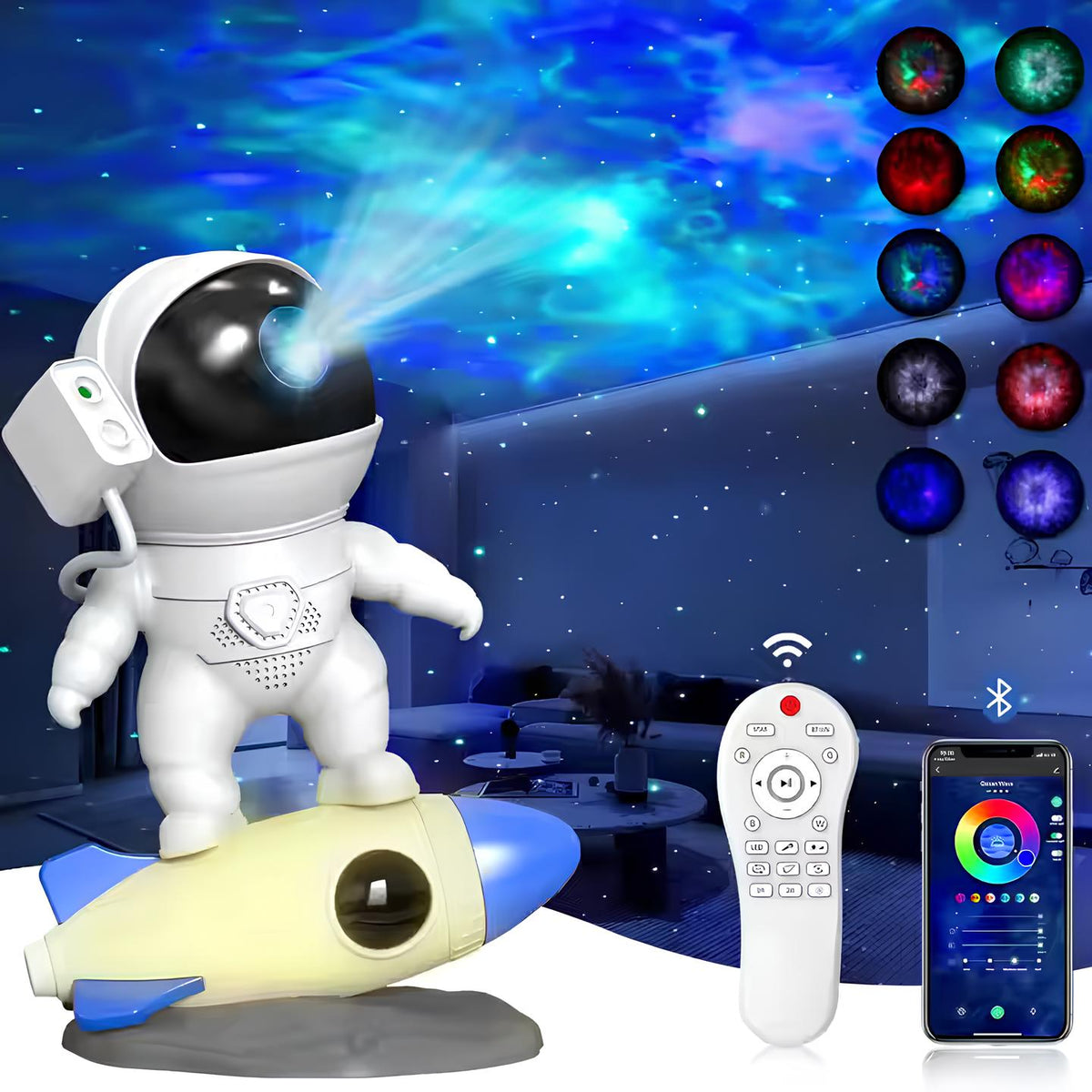 Astronaut projectielamp