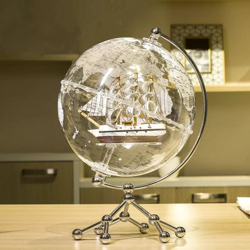 Moderne wereldbol licht