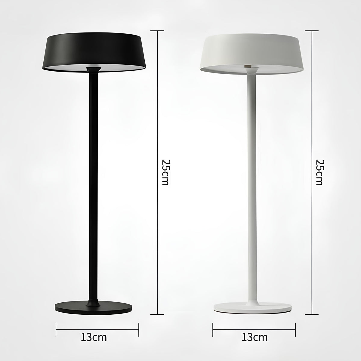 Strakke moderne tafellamp